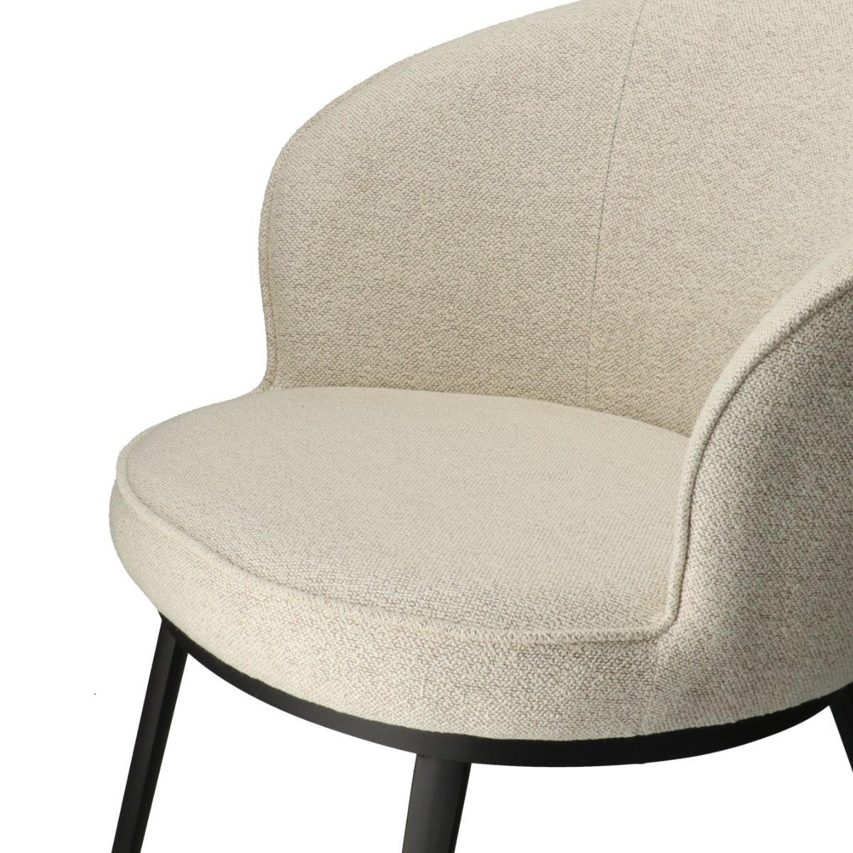 UQ NAGI LOUNGE BOUCLÉ Bézs design Kárpitos beltéri fotel
